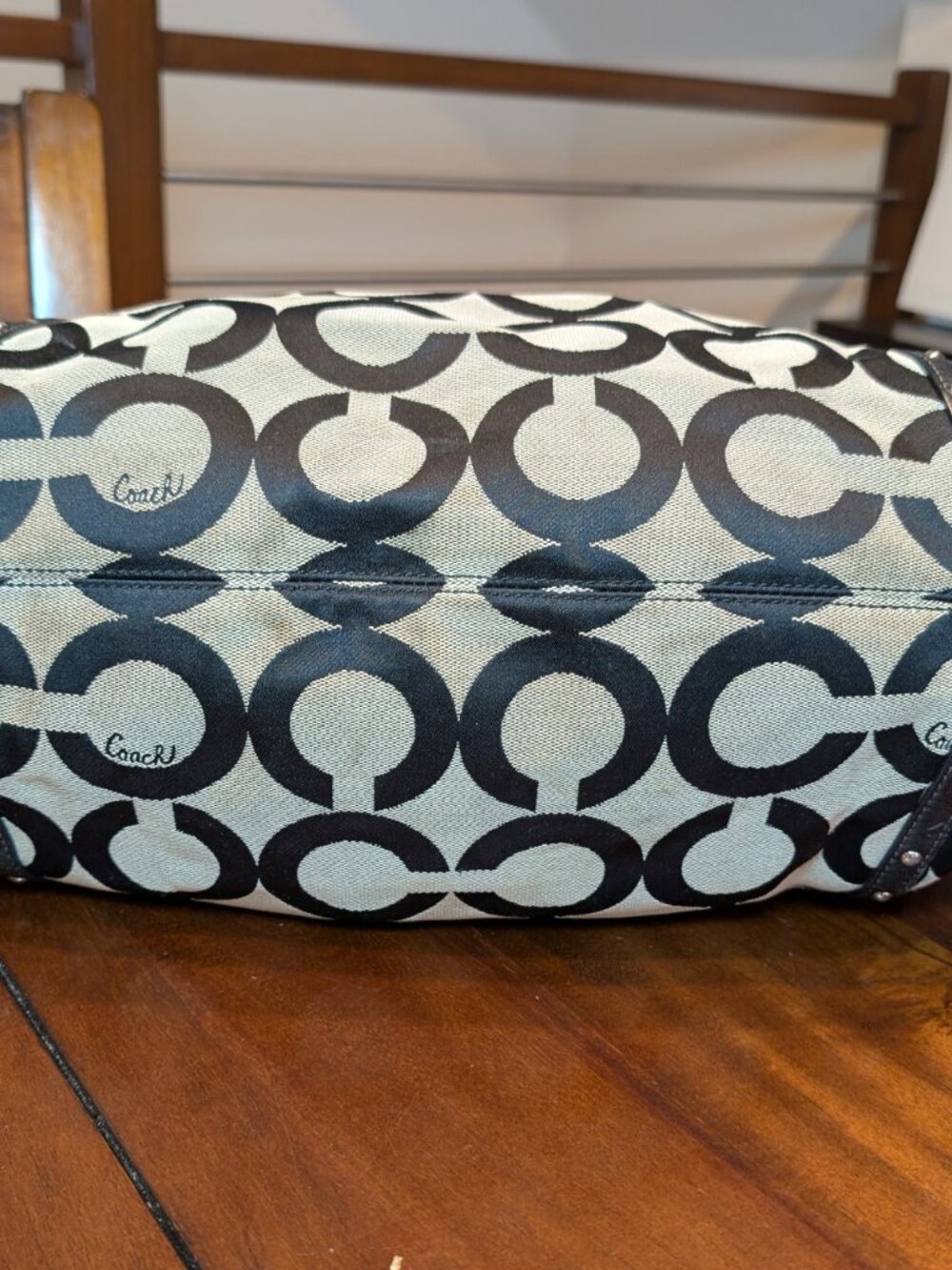 Coach Alexandra Op Art Bag with Silk Scarf - Picture 3 of 8